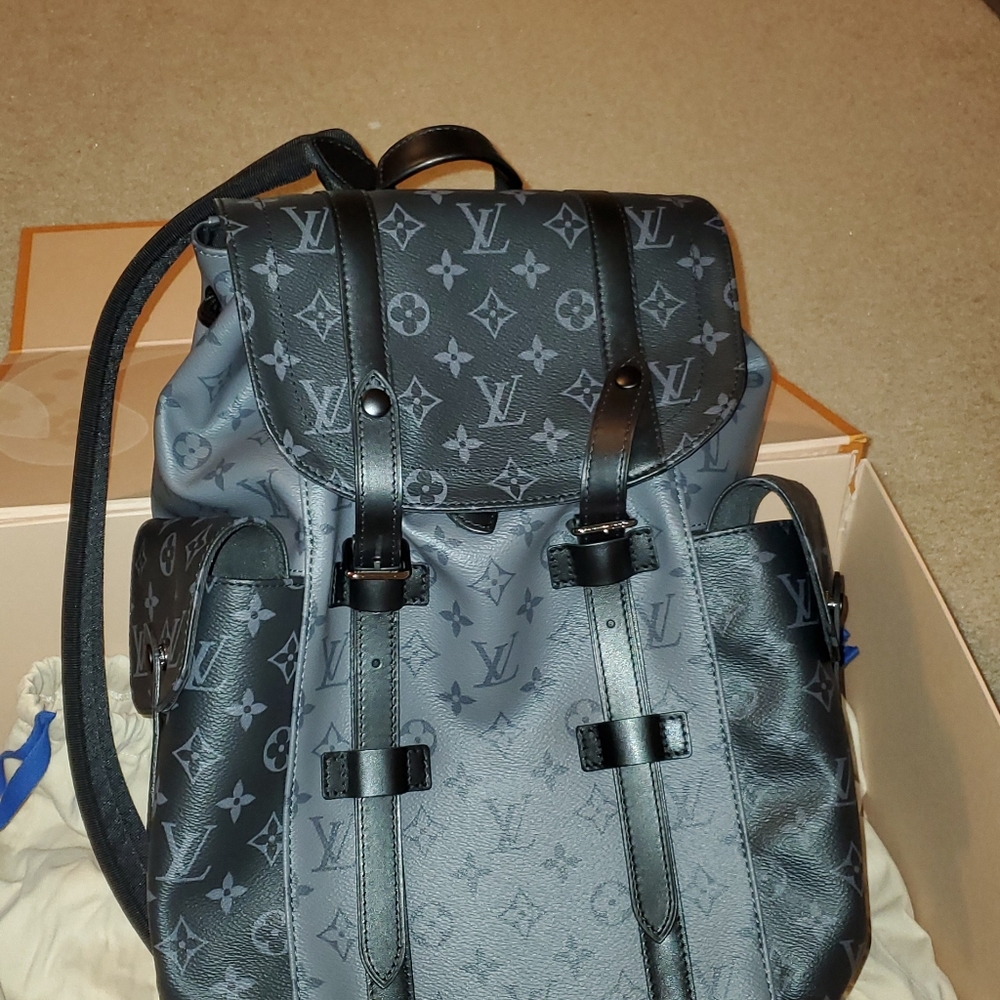 Louis Vuitton Christopher leather backpack